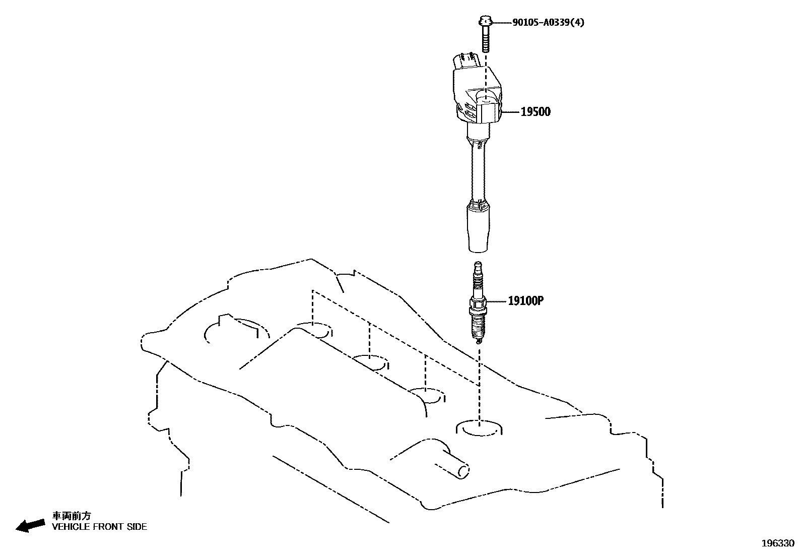 1901 — IGNITION COIL & SPARK PLUG / GLOW PLUG