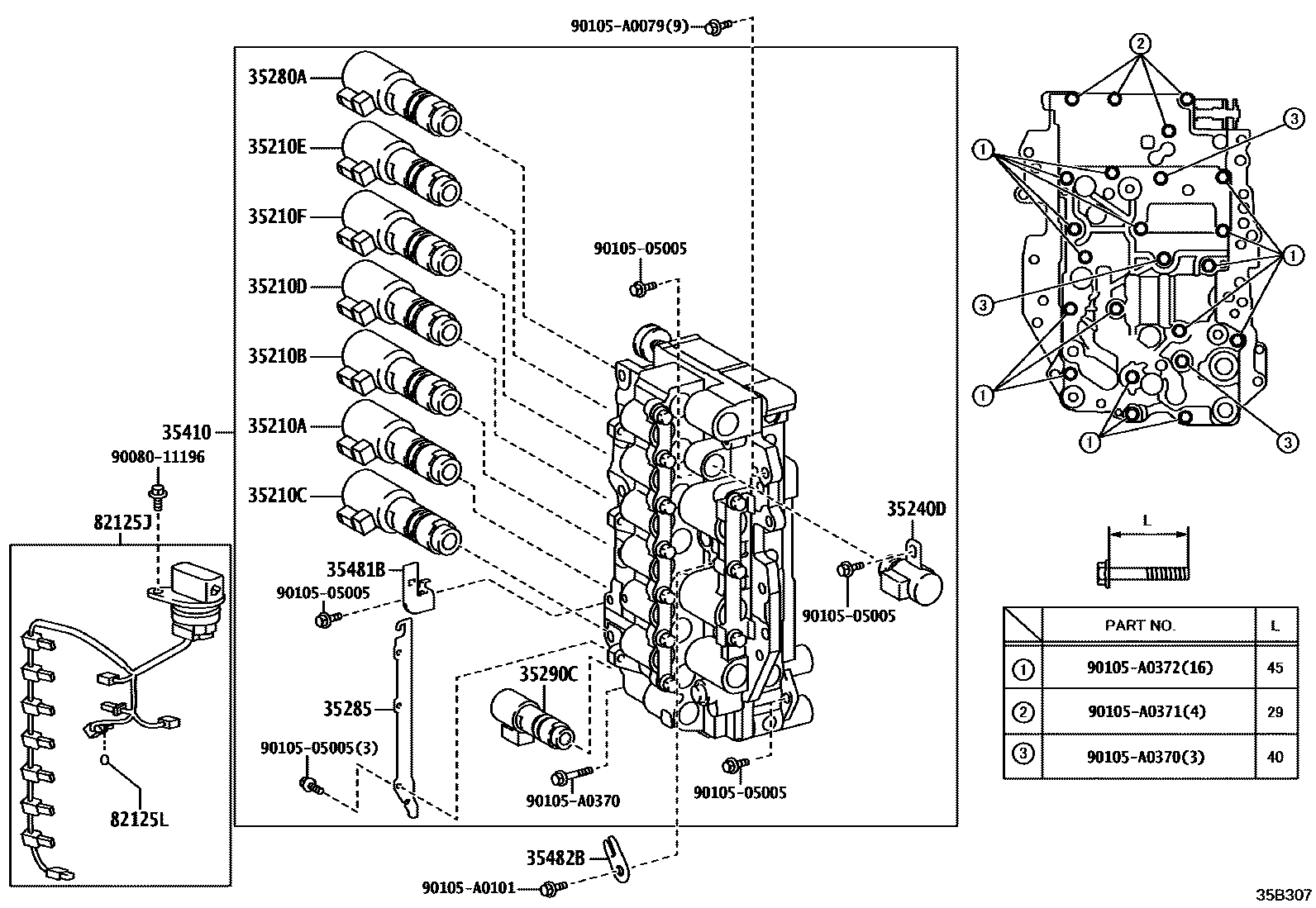 3512 — VALVE BODY & OIL STRAINER (ATM)