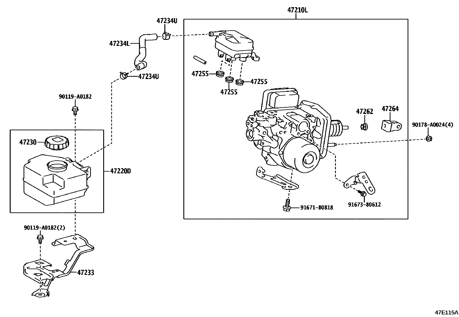 4702 — BRAKE MASTER CYLINDER