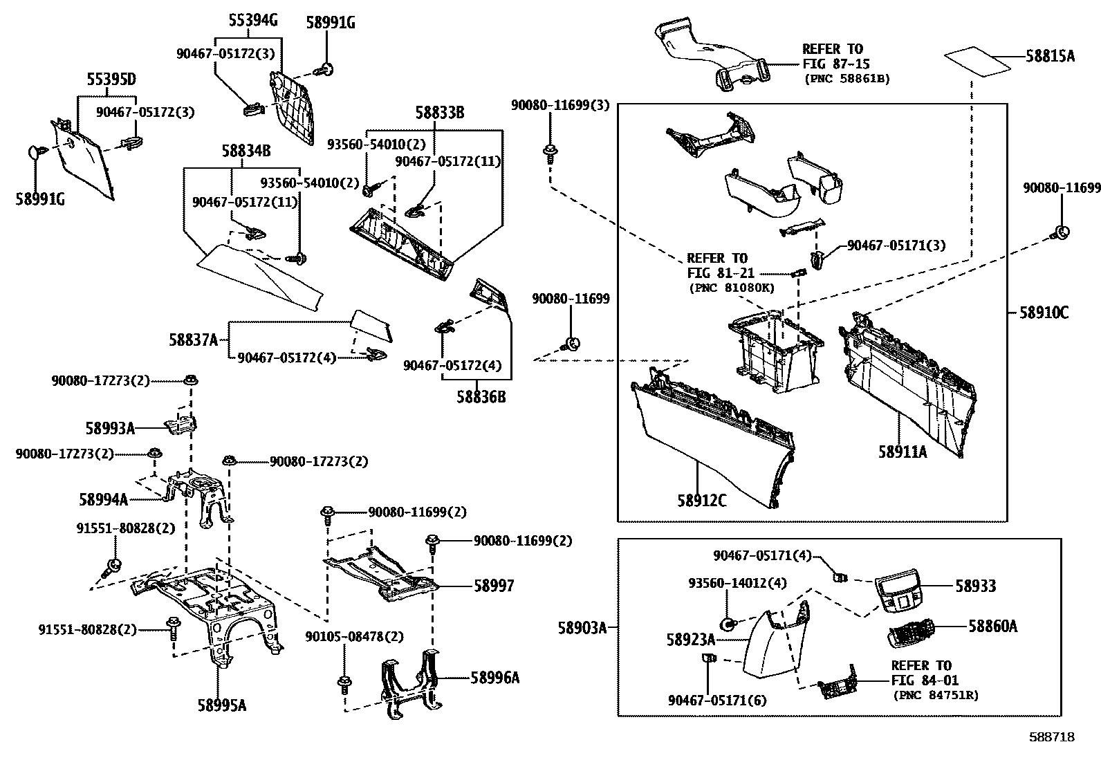 5806 — CONSOLE BOX & BRACKET