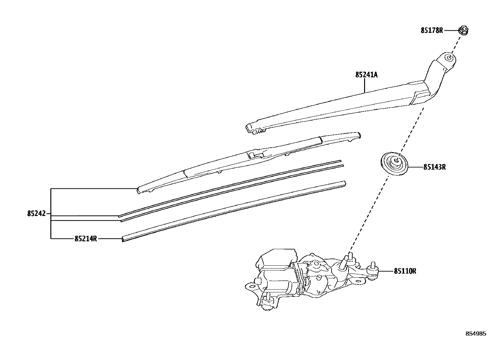 8502 — REAR WIPER