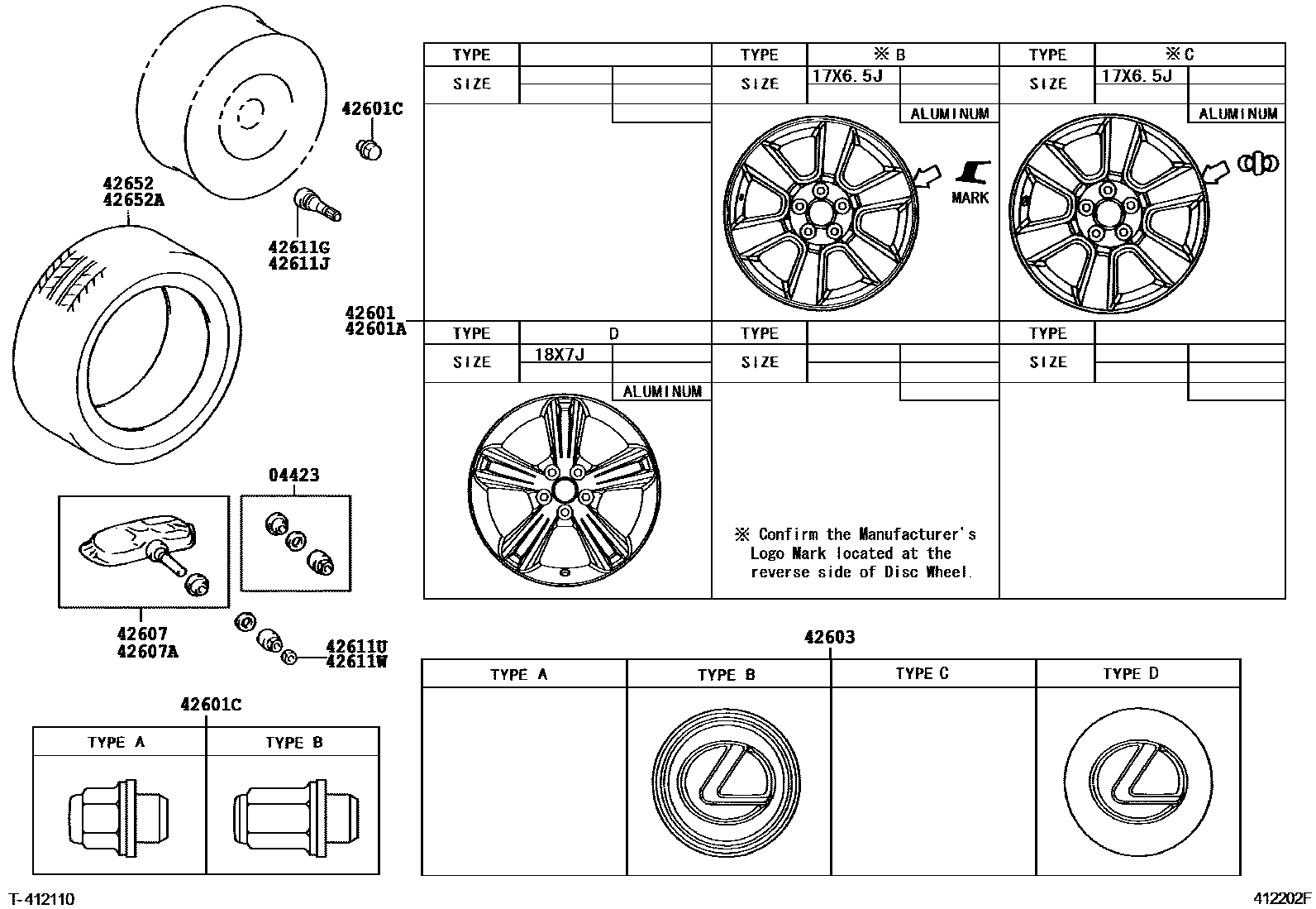 4103 — DISC WHEEL & WHEEL CAP