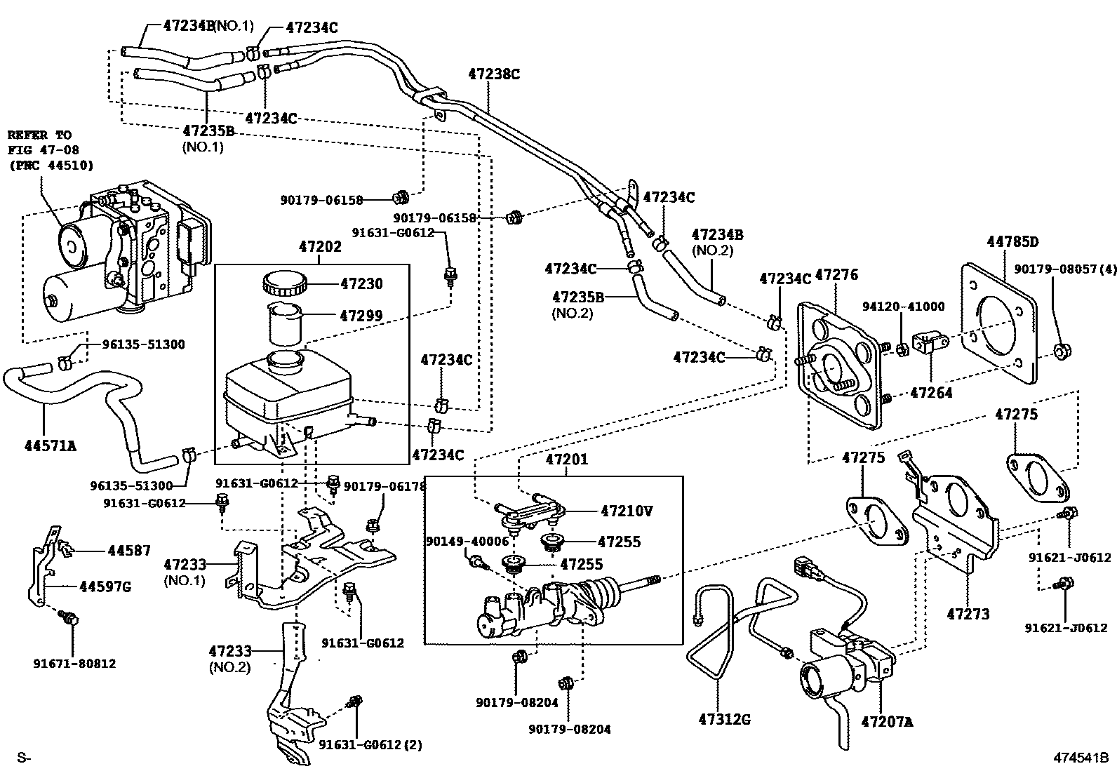 4702 — BRAKE MASTER CYLINDER