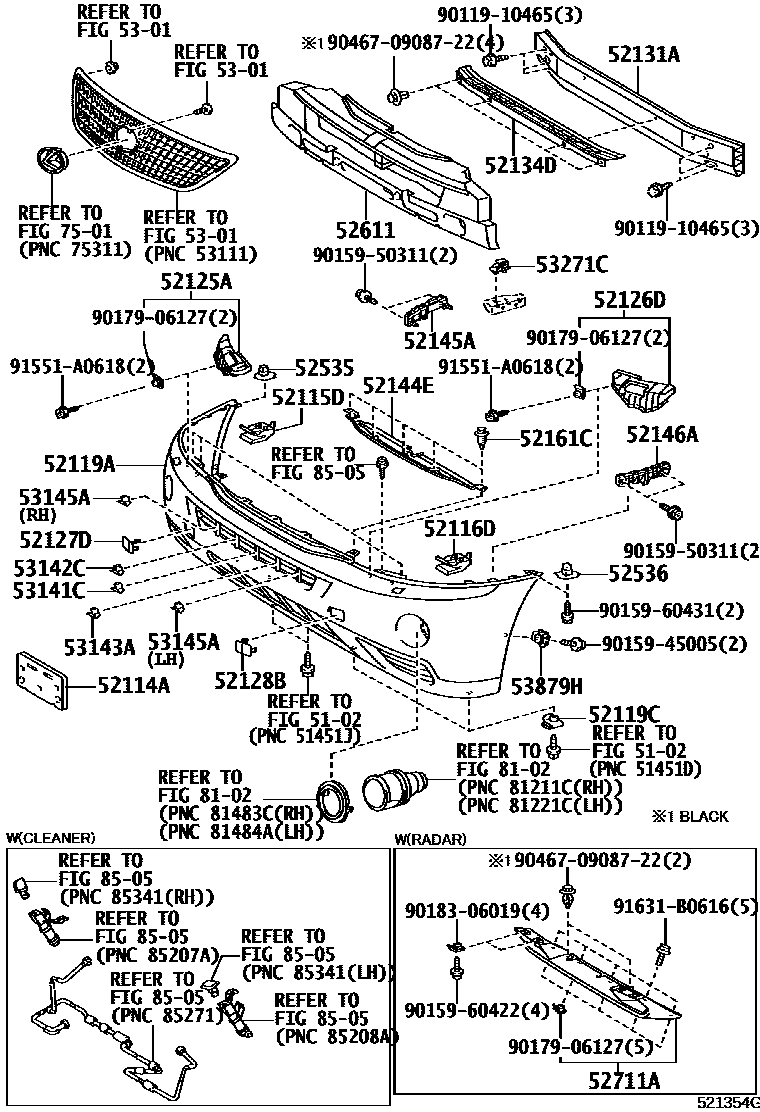 5201 — FRONT BUMPER & BUMPER STAY