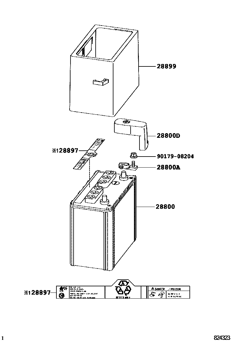 8201 — BATTERY & BATTERY CABLE