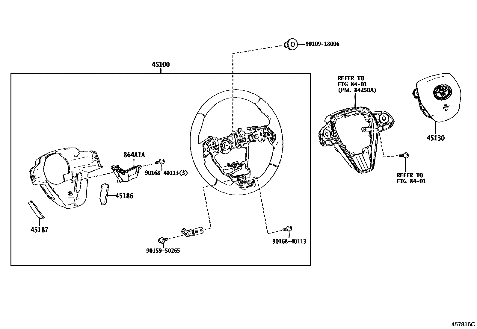 4504 — STEERING WHEEL