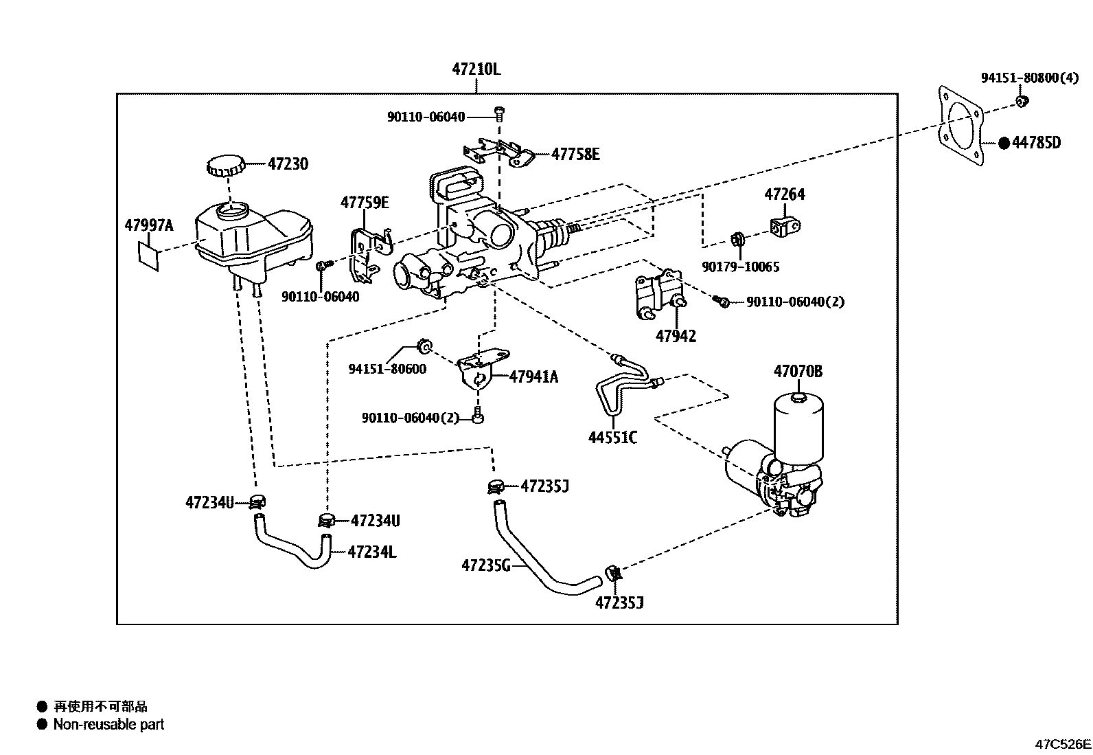 4702 — BRAKE MASTER CYLINDER