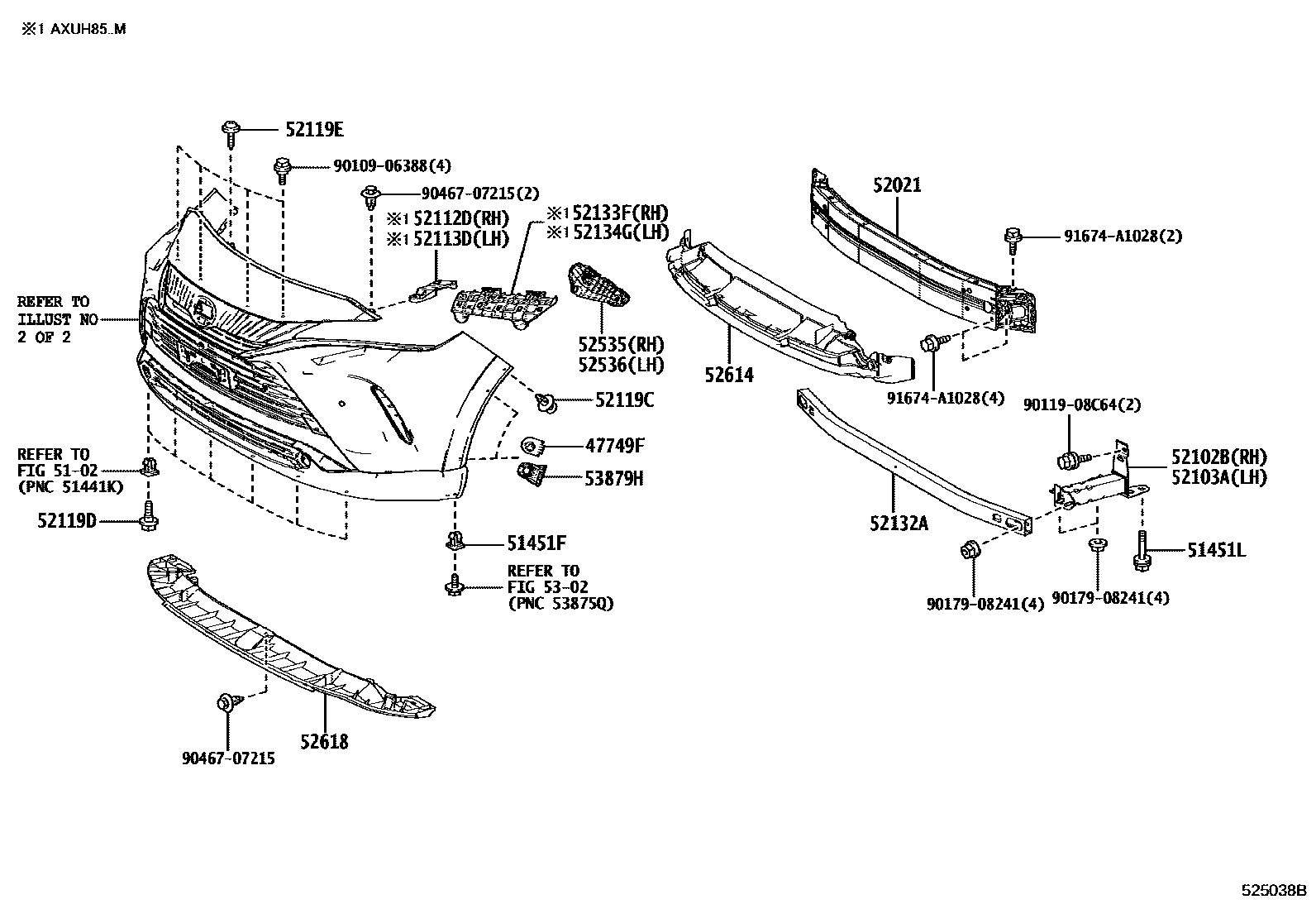 5201 — FRONT BUMPER & BUMPER STAY