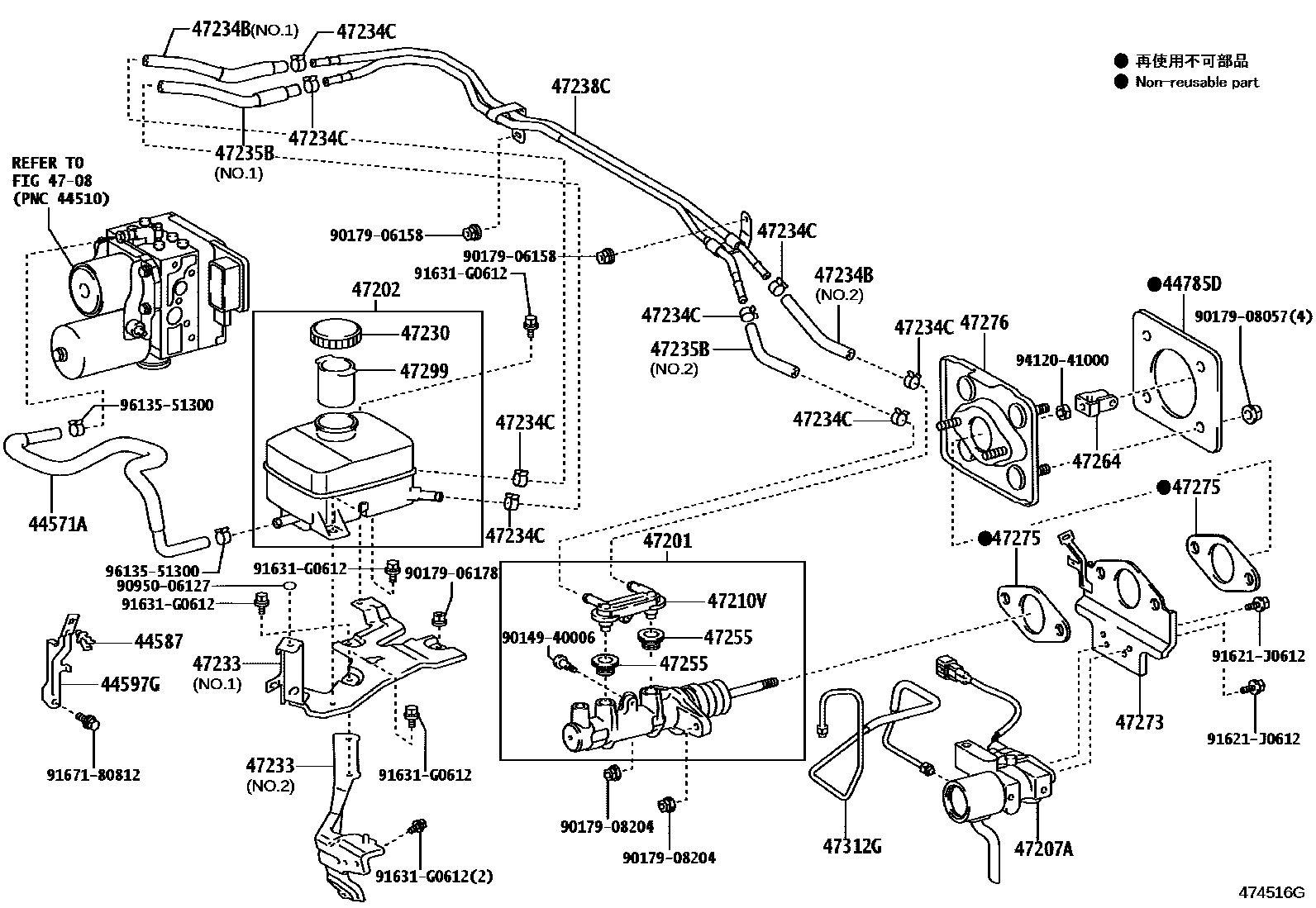 4702 — BRAKE MASTER CYLINDER