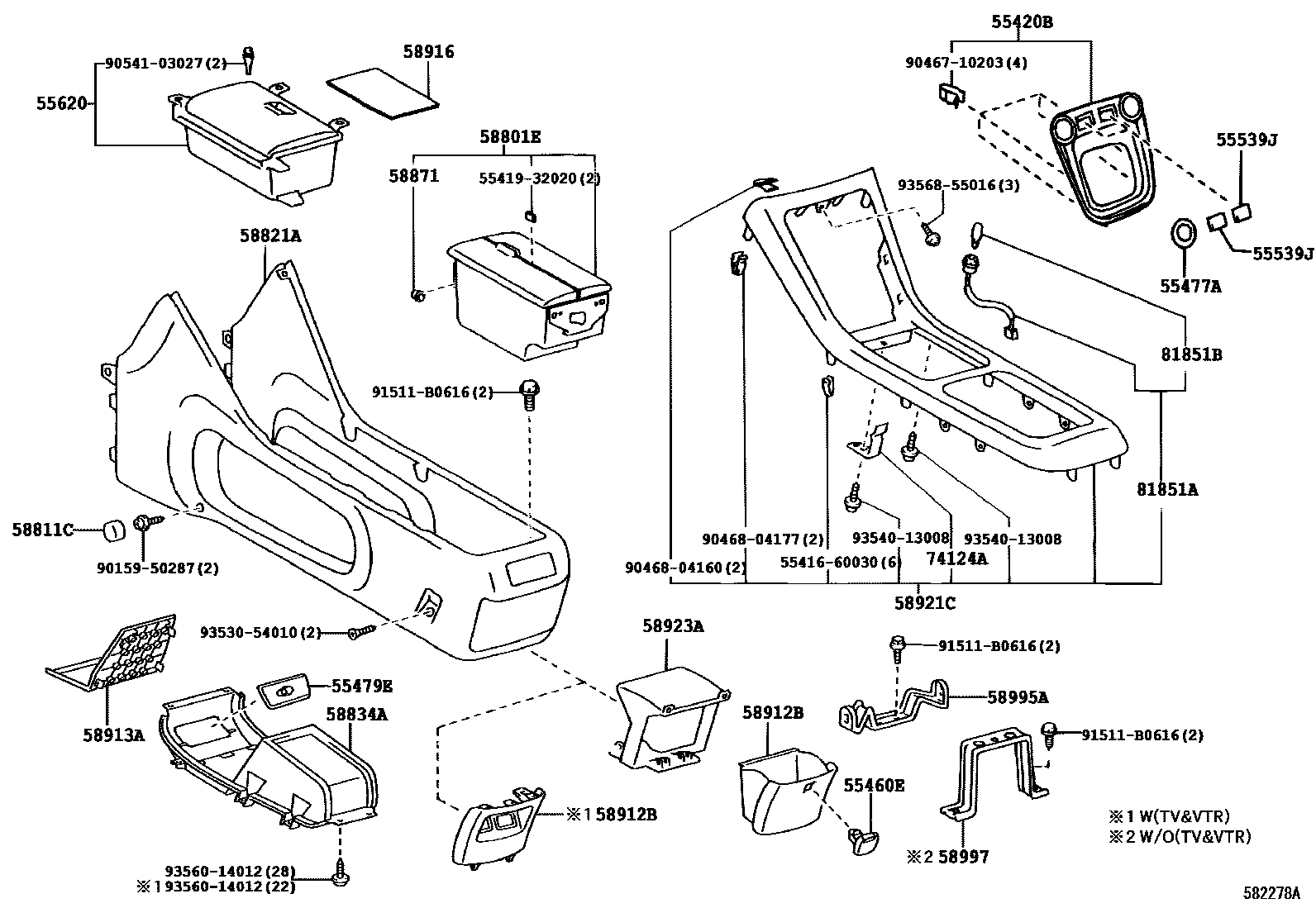 5806 — CONSOLE BOX & BRACKET
