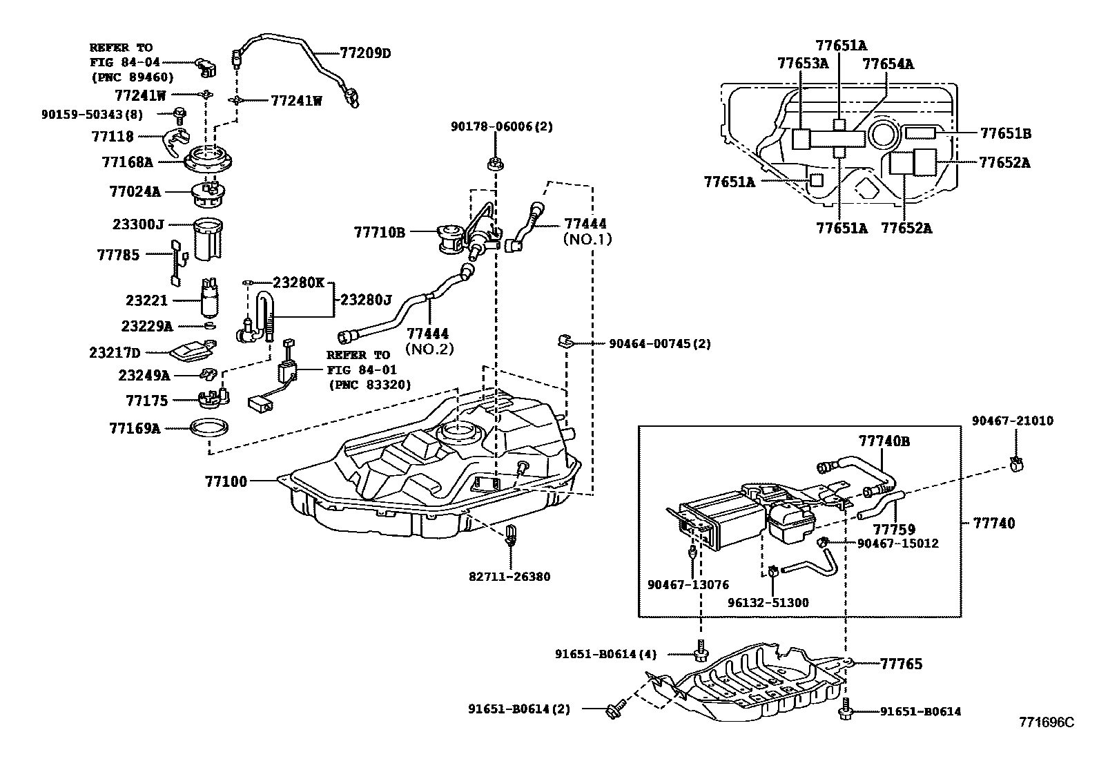 7701 — FUEL TANK & TUBE