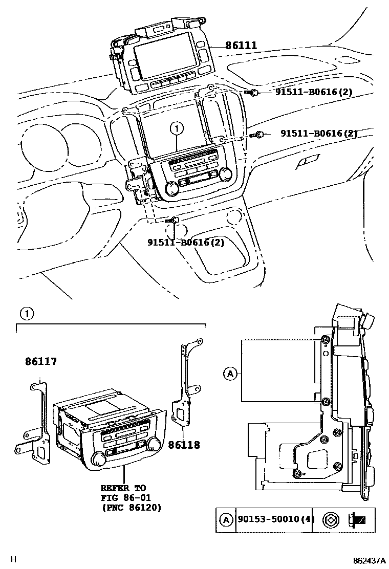 8603 — NAVIGATION & FRONT MONITOR DISPLAY