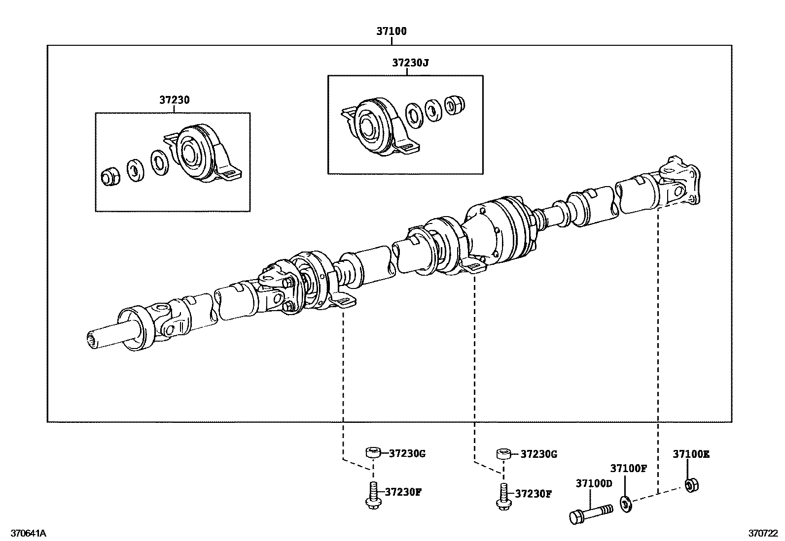 3701 — PROPELLER SHAFT & UNIVERSAL JOINT