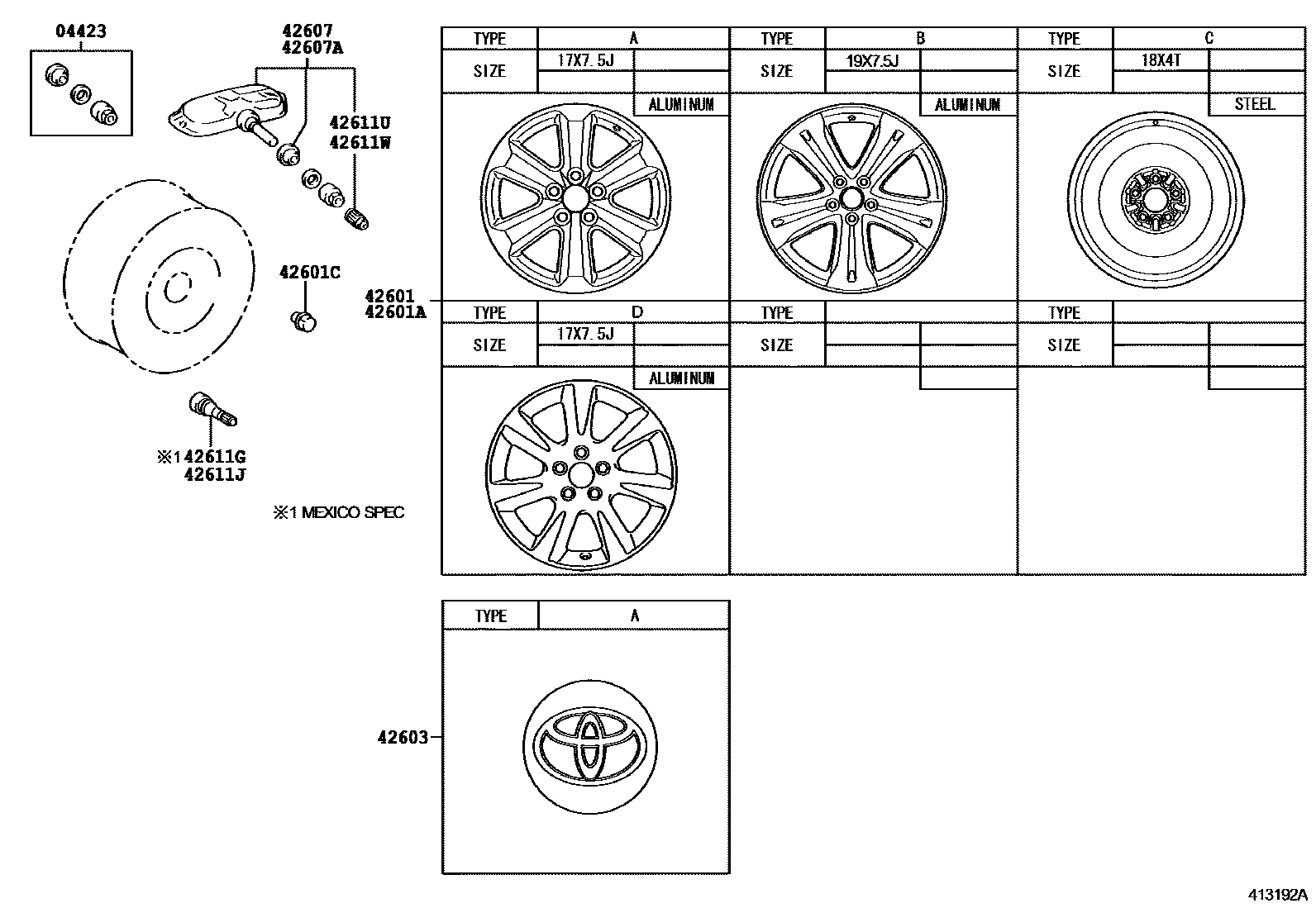 4103 — DISC WHEEL & WHEEL CAP