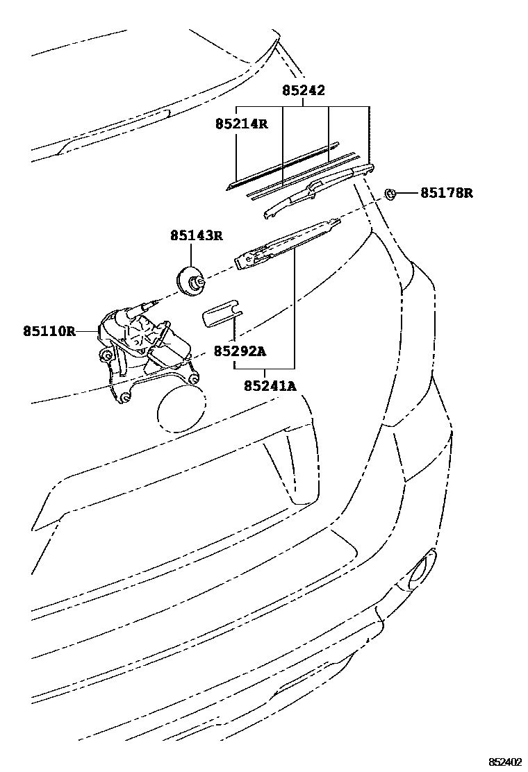 8502 — REAR WIPER