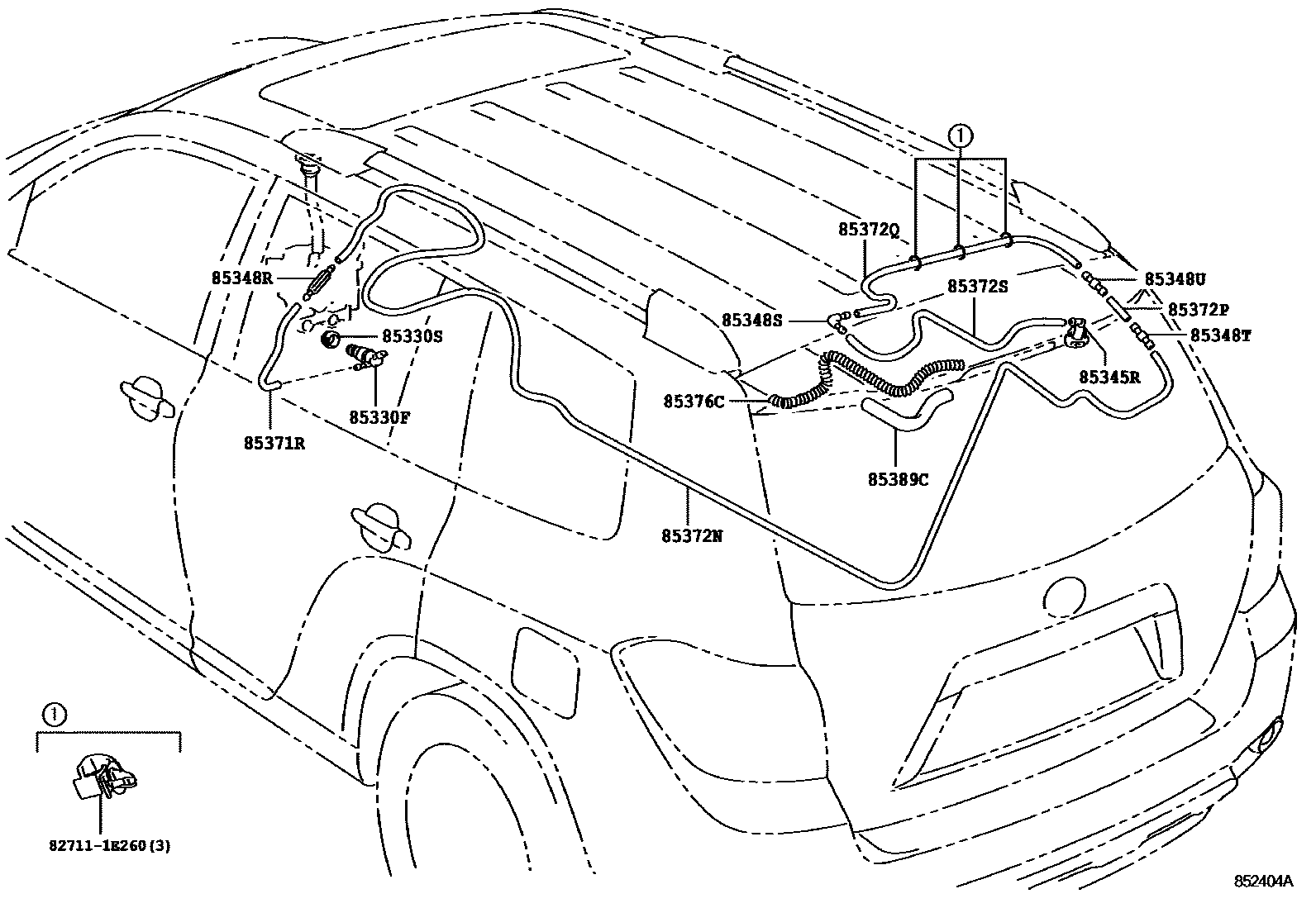 8504 — REAR WASHER