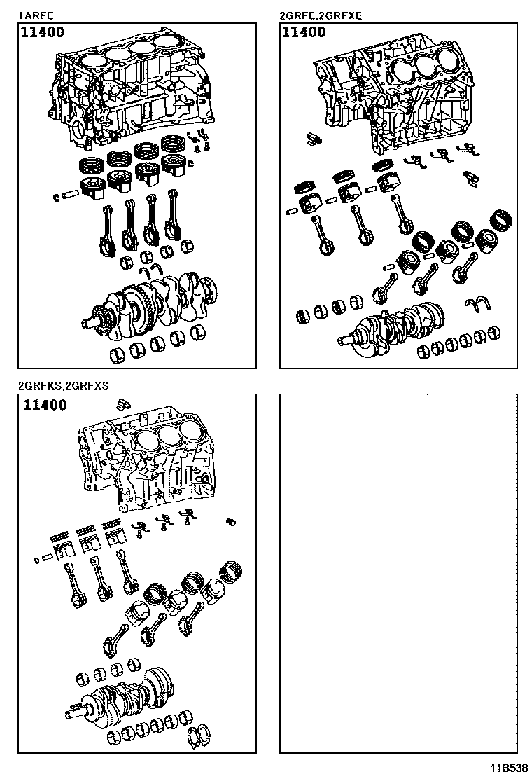 1102 — SHORT BLOCK ASSEMBLY