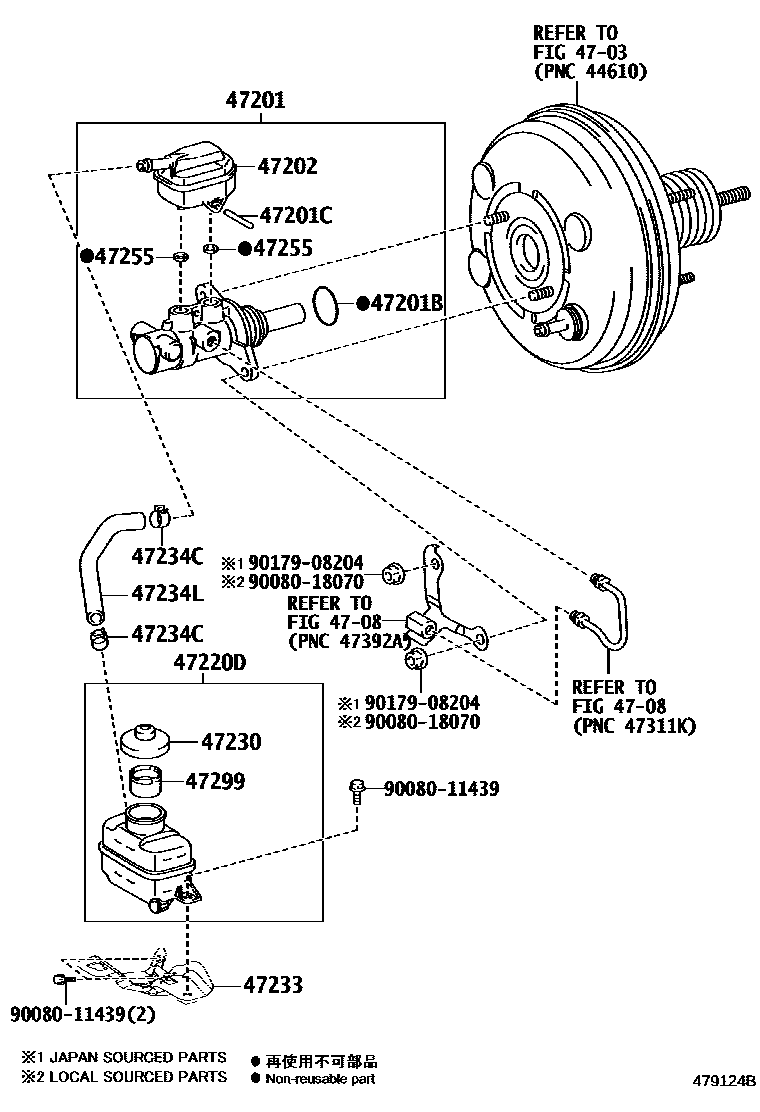 4702 — BRAKE MASTER CYLINDER