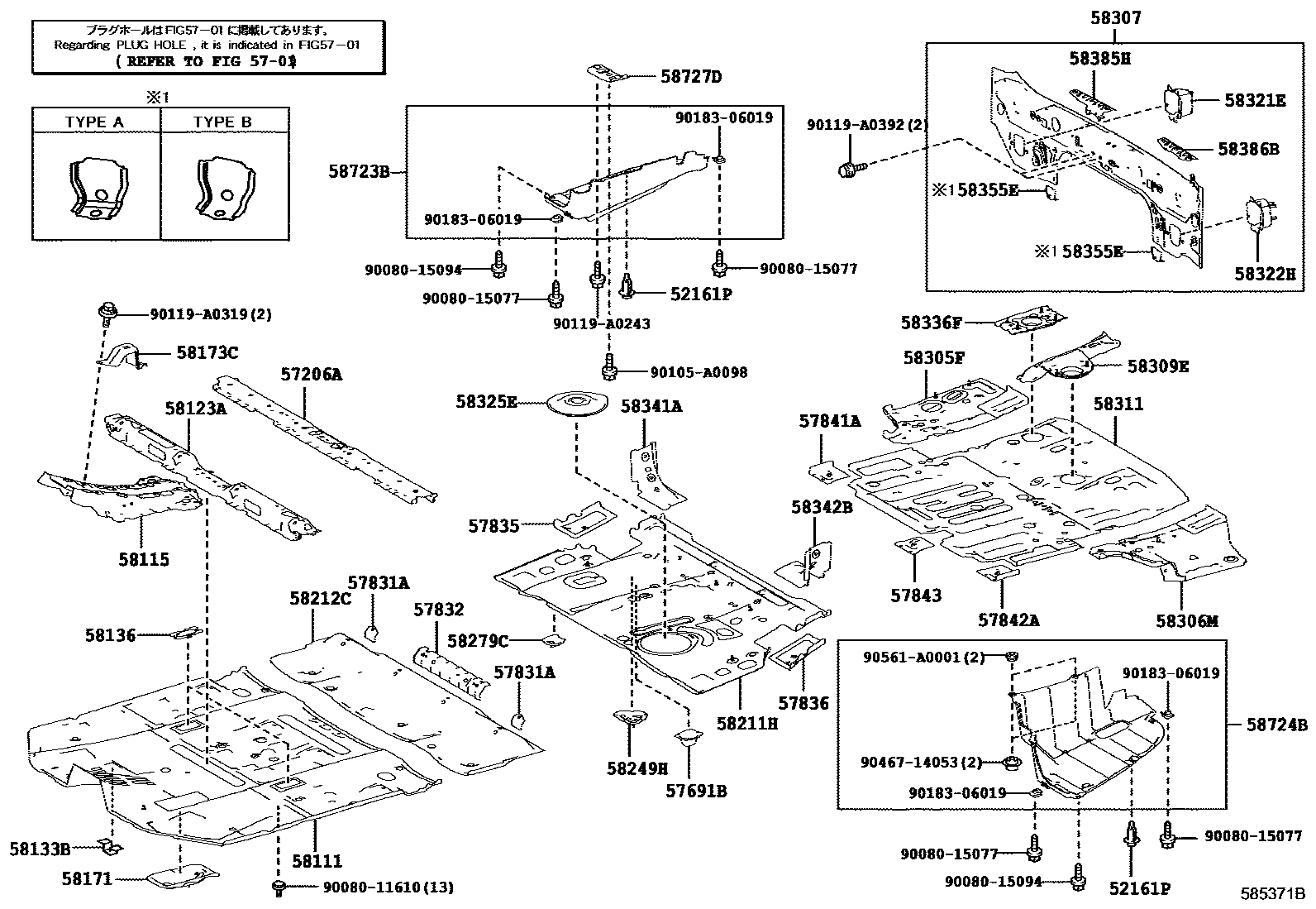 5801 — FLOOR PAN & LOWER BACK PANEL