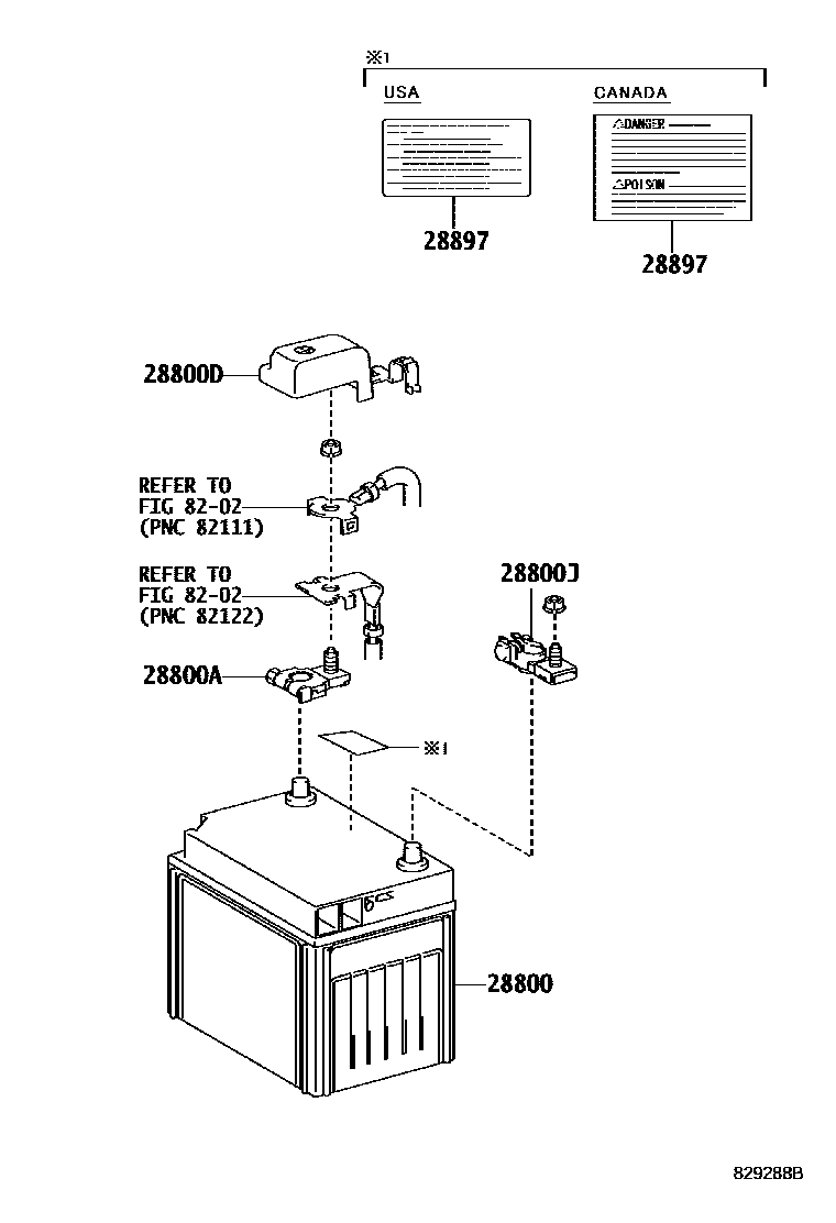 8201 — BATTERY & BATTERY CABLE