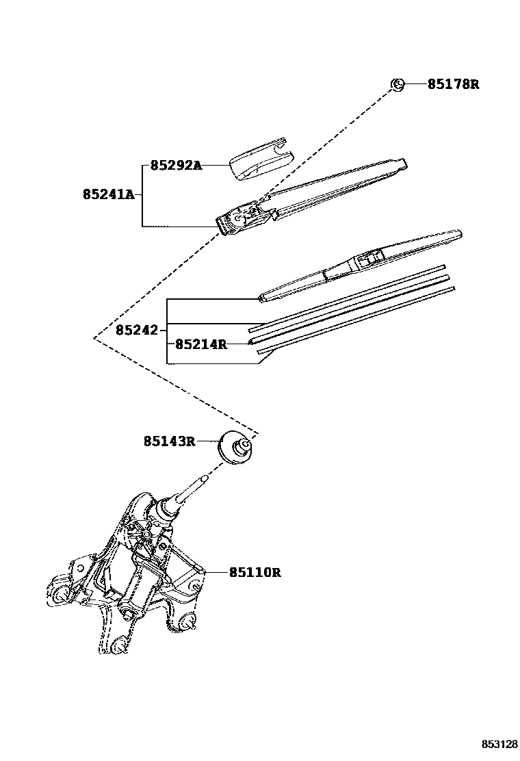 8502 — REAR WIPER