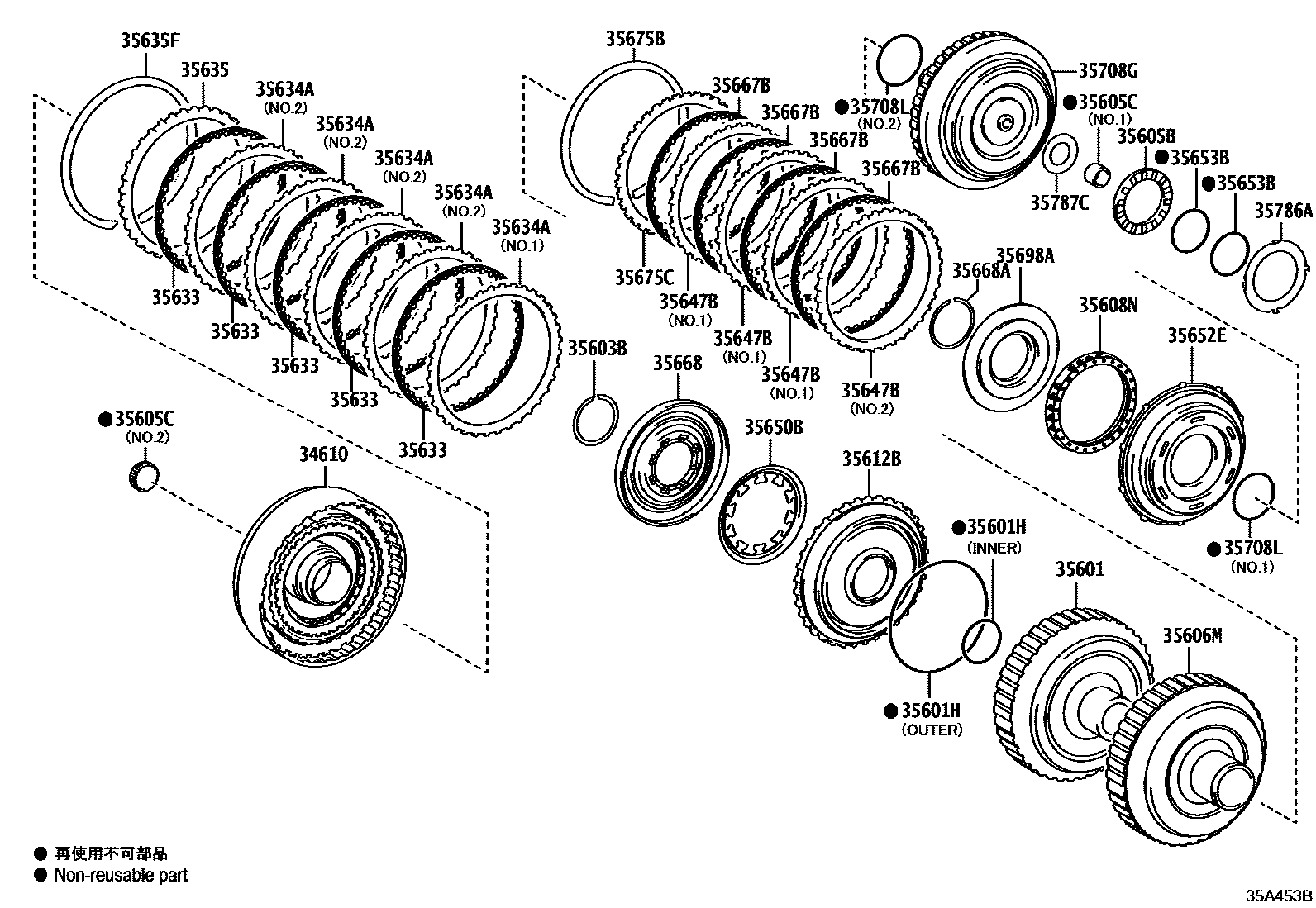 3507 — BRAKE BAND & MULTIPLE DISC CLUTCH (ATM)
