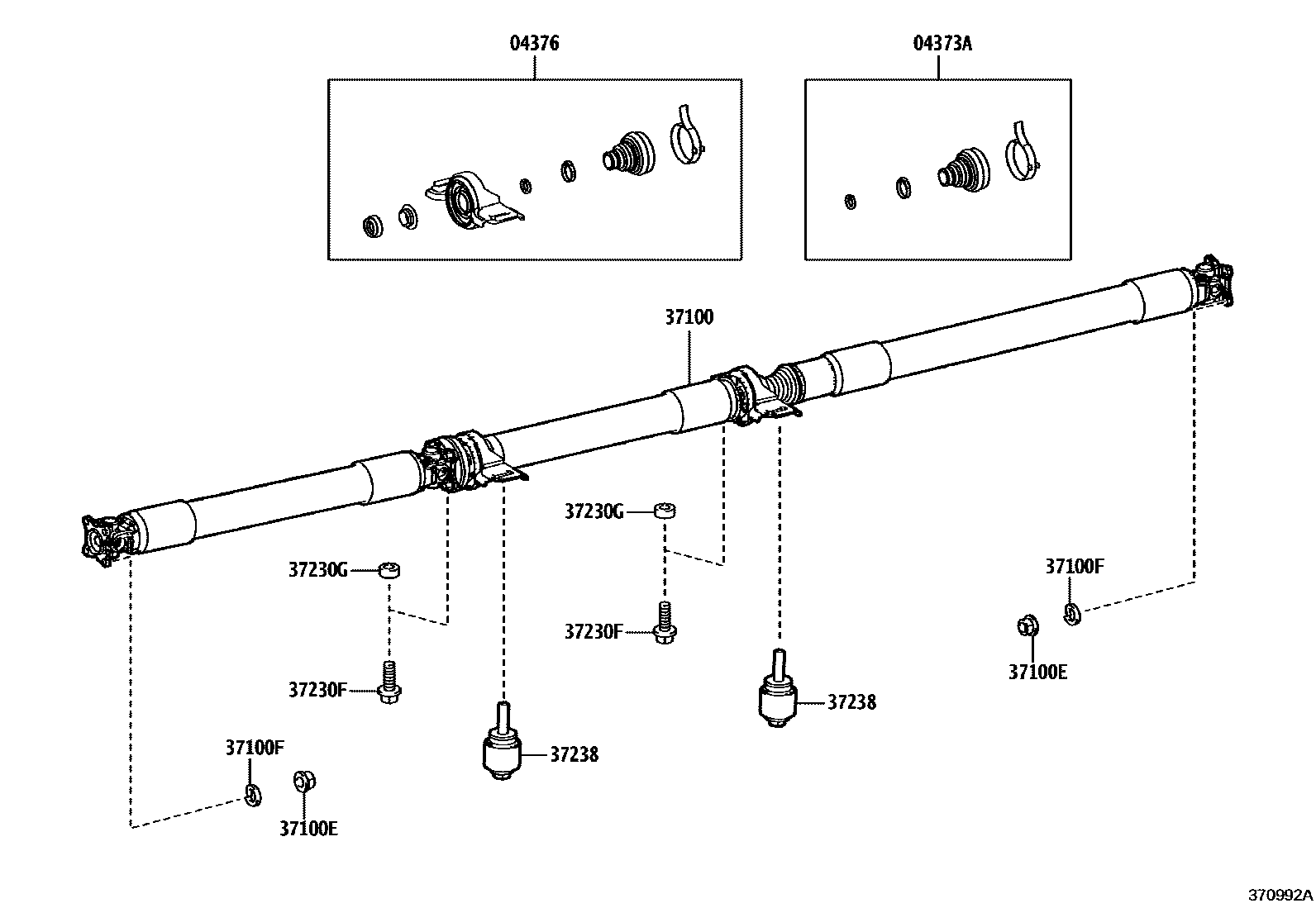 3701 — PROPELLER SHAFT & UNIVERSAL JOINT