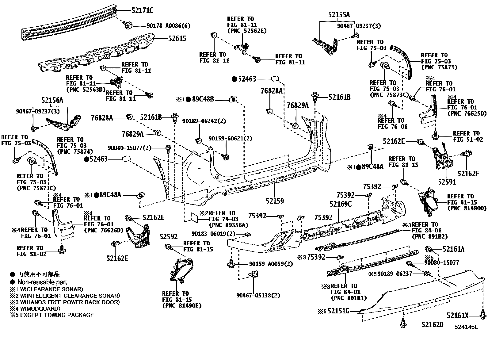 5202 — REAR BUMPER & BUMPER STAY