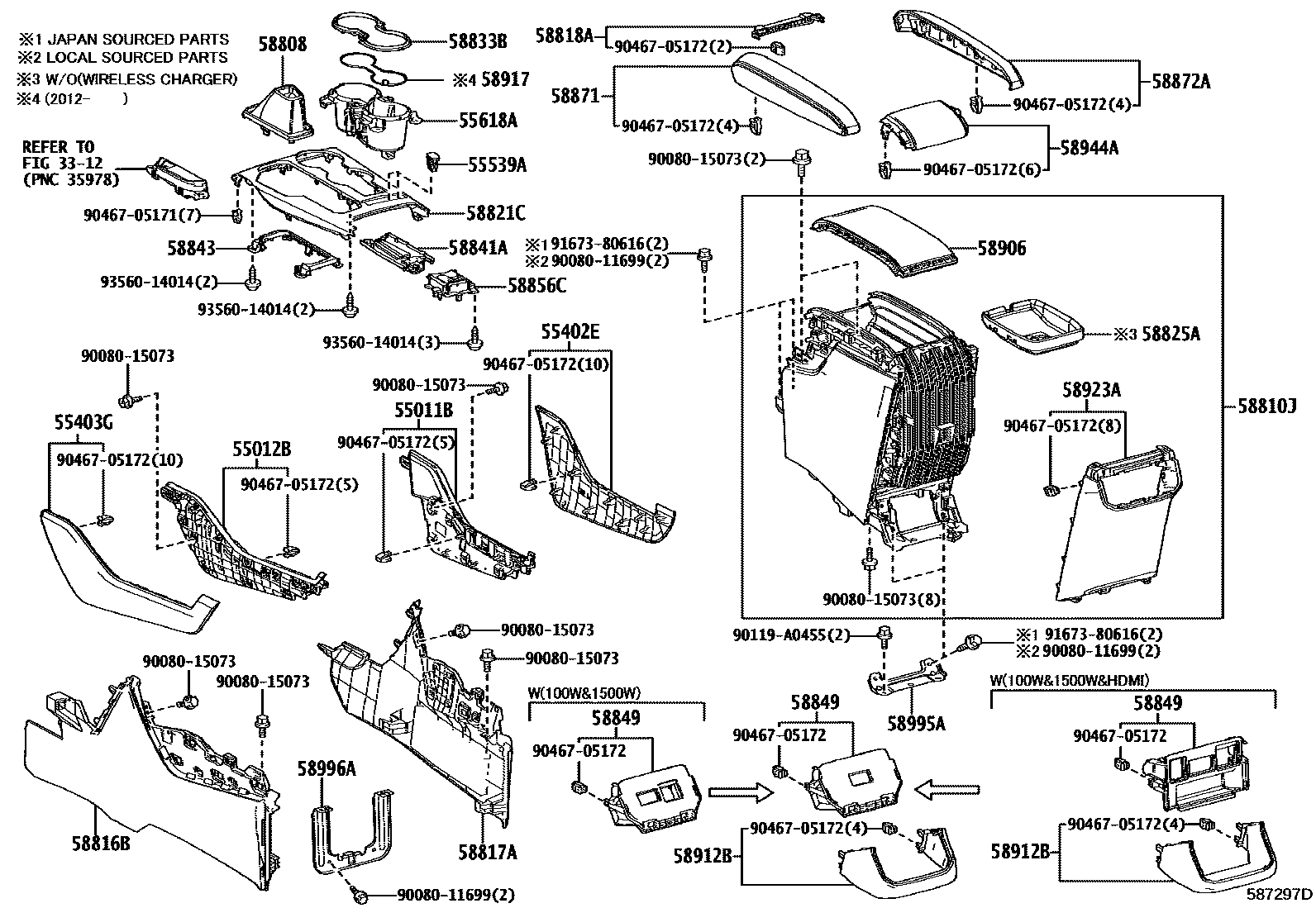 5806 — CONSOLE BOX & BRACKET