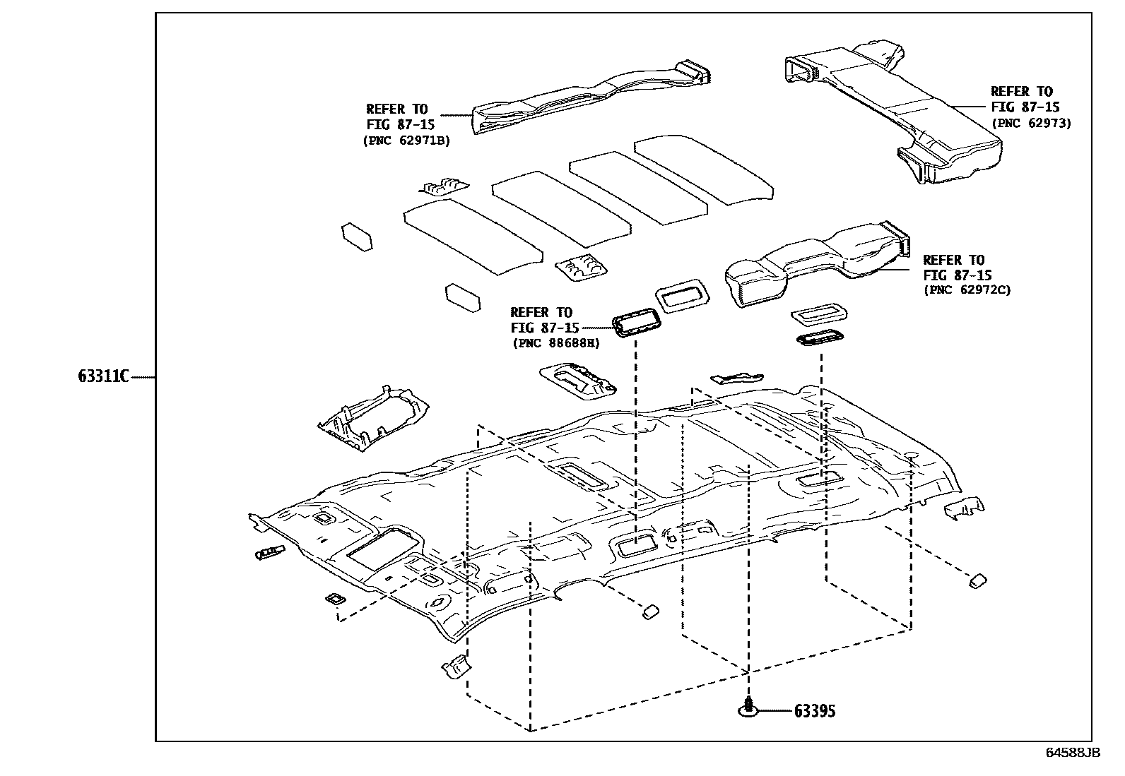 6402 — ROOF HEADLINING & SILENCER PAD