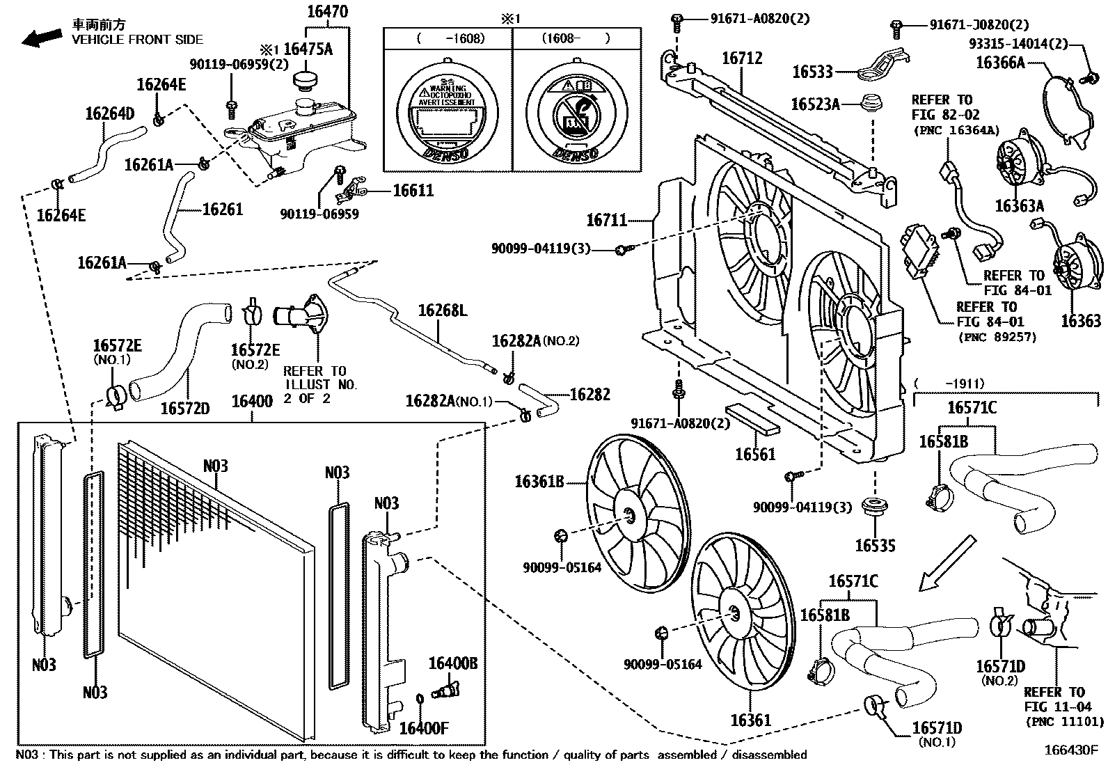 1603 — RADIATOR & WATER OUTLET