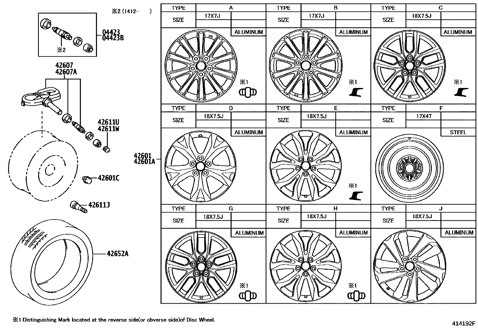 4103 — DISC WHEEL & WHEEL CAP