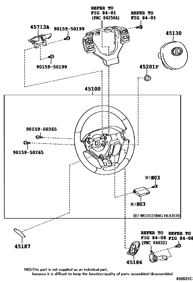 4504 — STEERING WHEEL