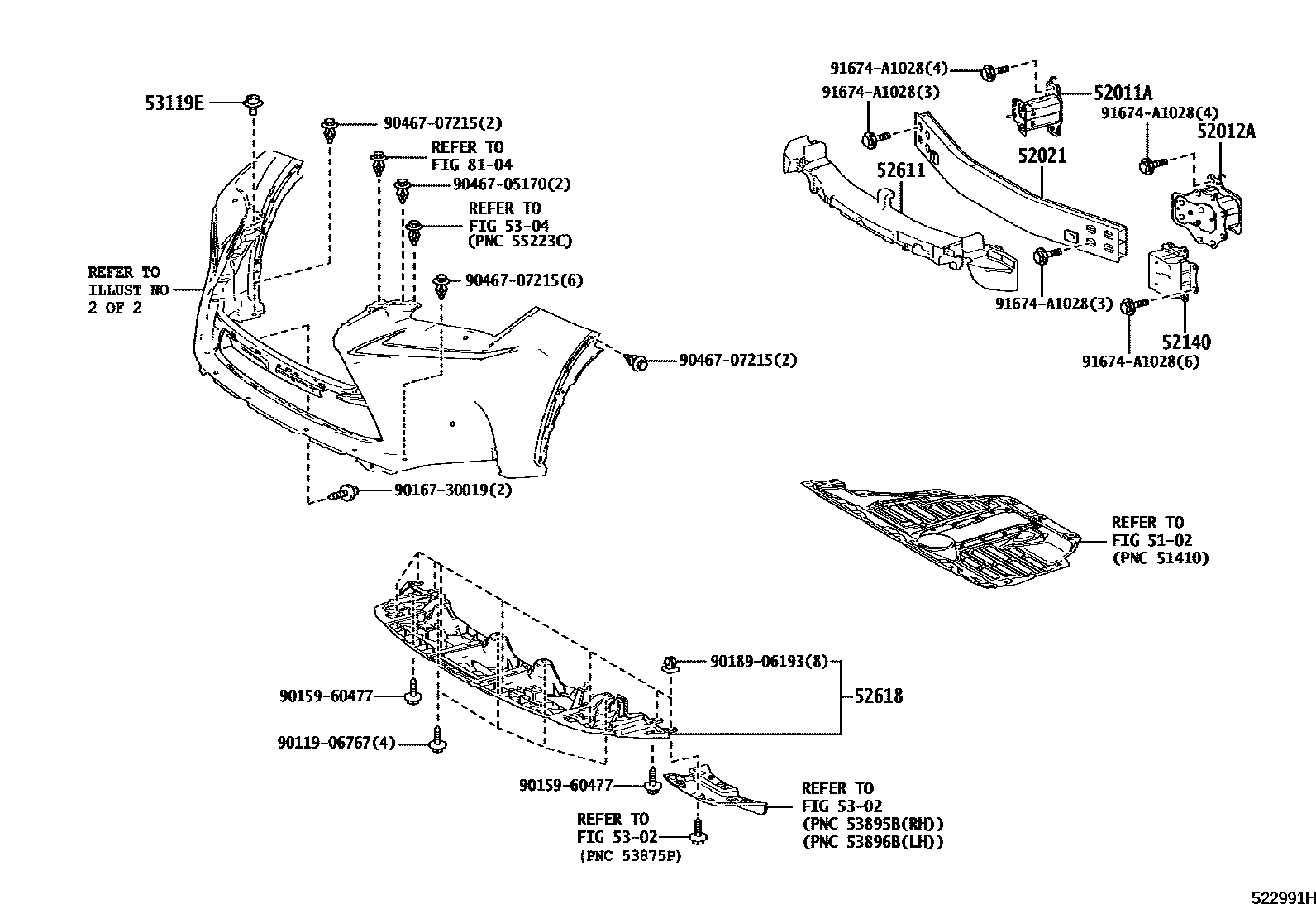 5201 — FRONT BUMPER & BUMPER STAY
