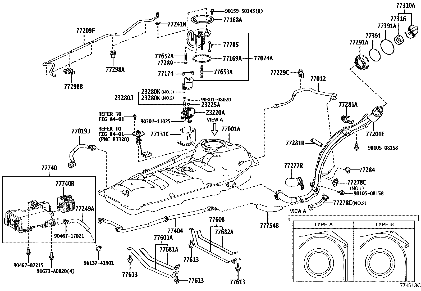 7701 — FUEL TANK & TUBE