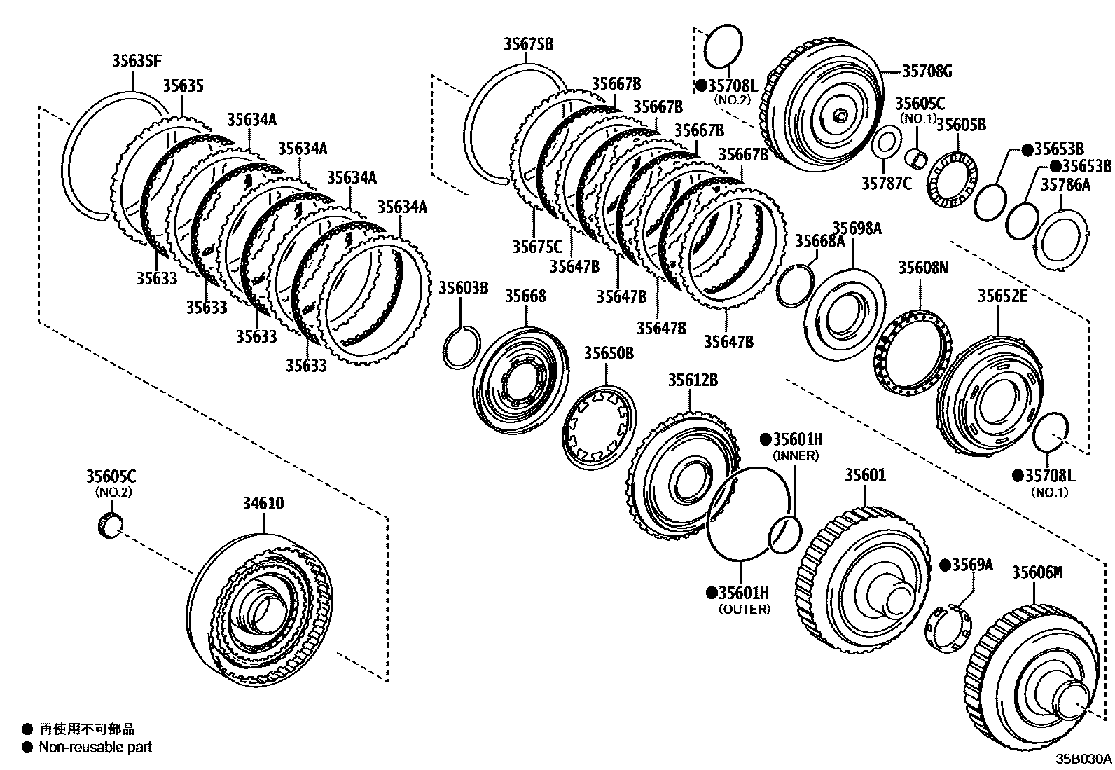 3507 — BRAKE BAND & MULTIPLE DISC CLUTCH (ATM)