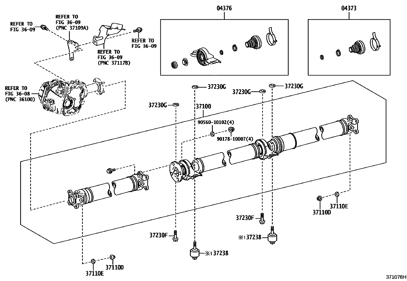 3701 — PROPELLER SHAFT & UNIVERSAL JOINT