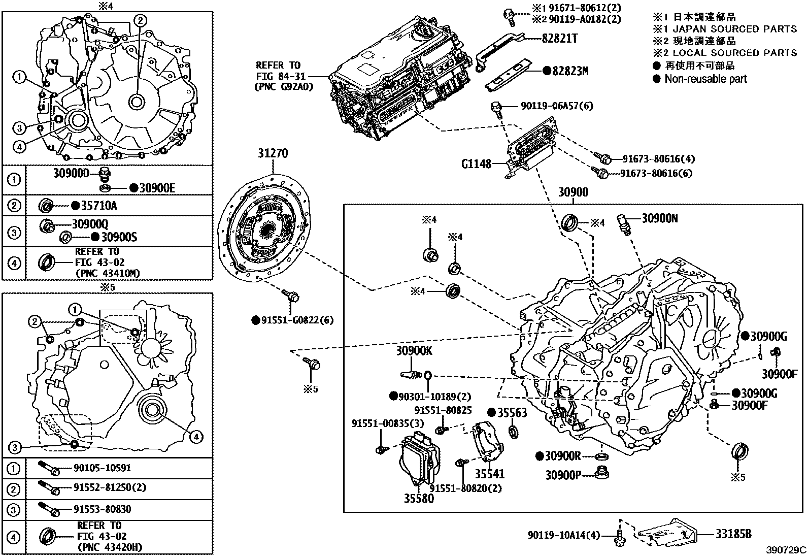 3901 — TRANSAXLE ASSY(HEV OR BEV OR FCEV)
