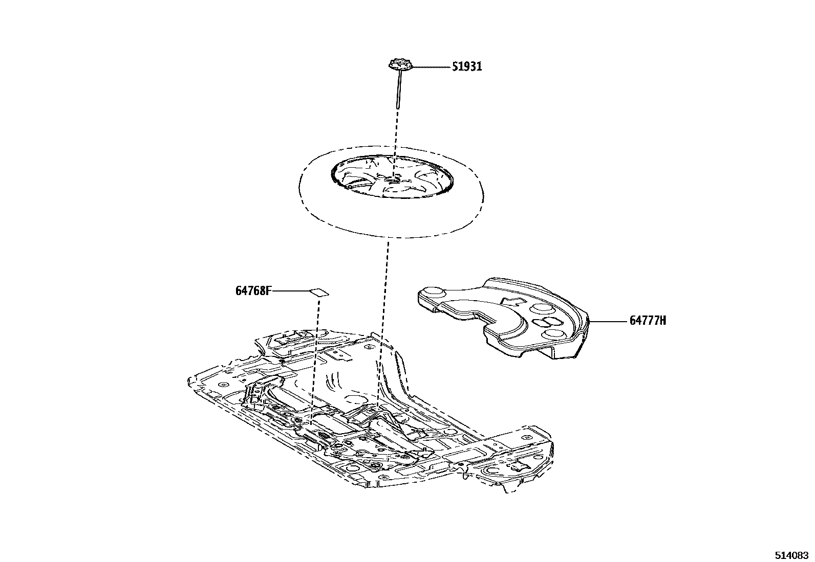 5104 — SPARE WHEEL CARRIER