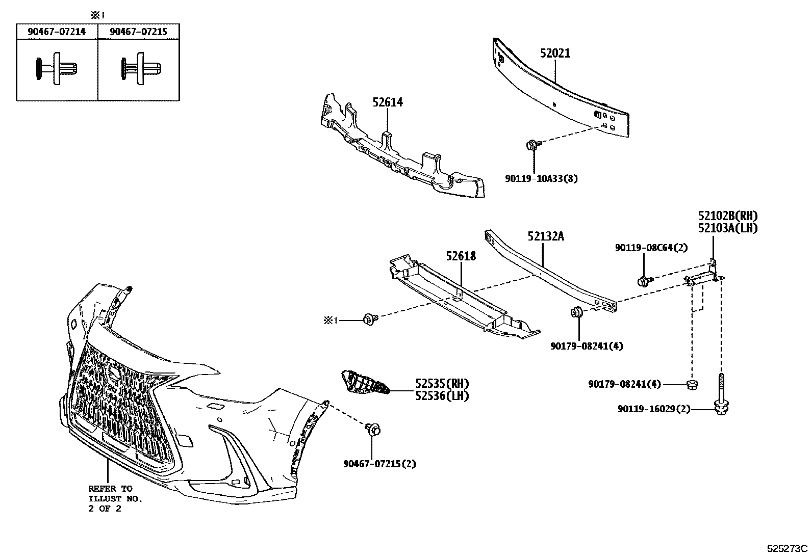 5201 — FRONT BUMPER & BUMPER STAY