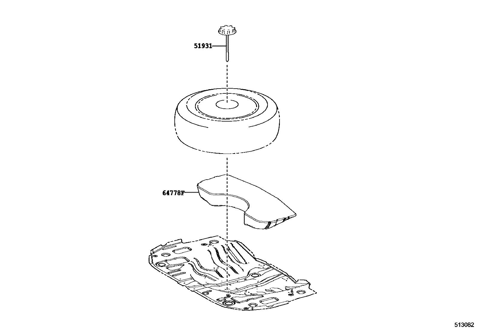 5104 — SPARE WHEEL CARRIER