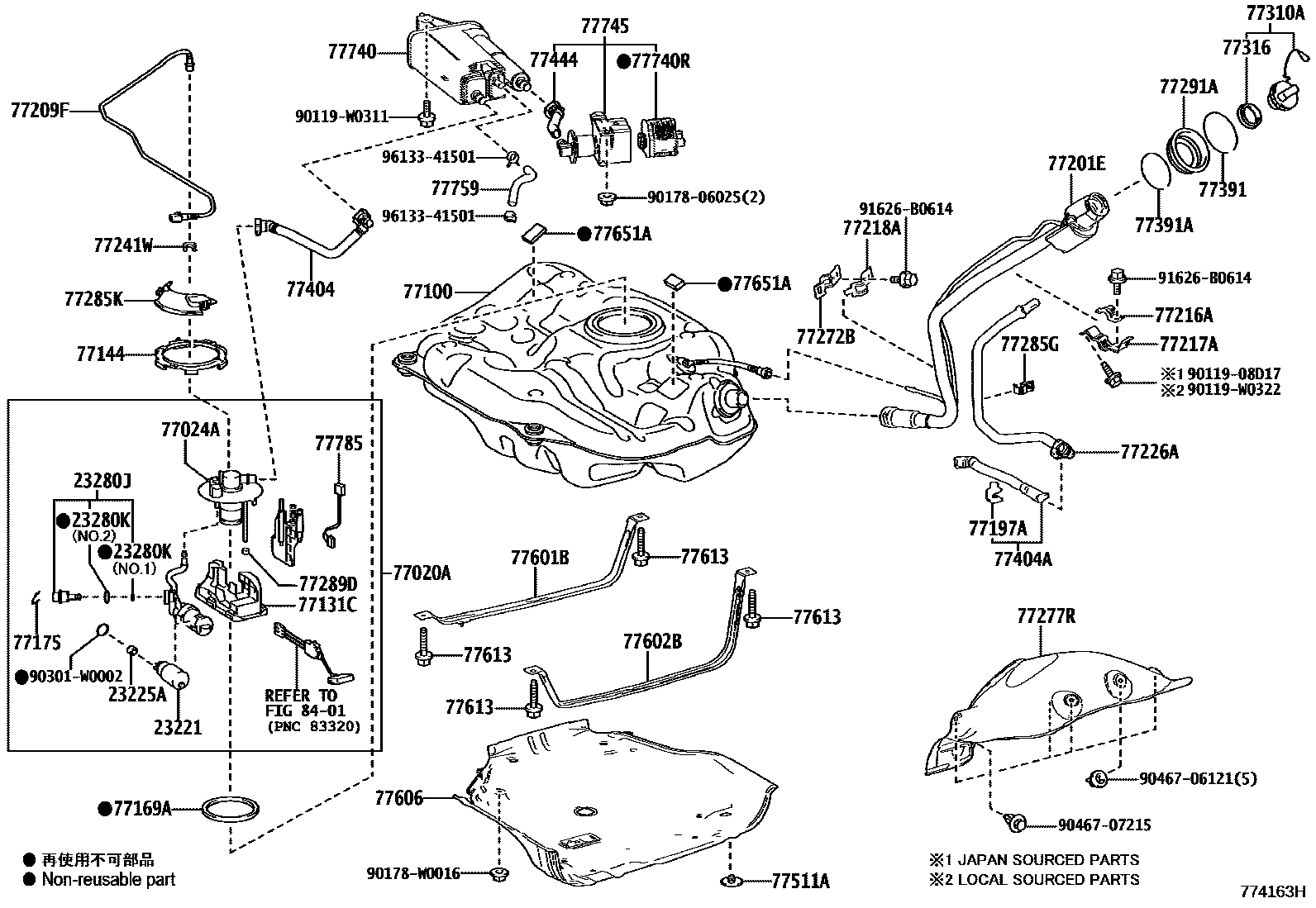 7701 — FUEL TANK & TUBE