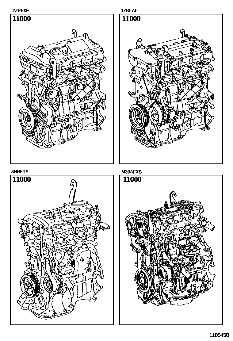1101 — PARTIAL ENGINE ASSEMBLY
