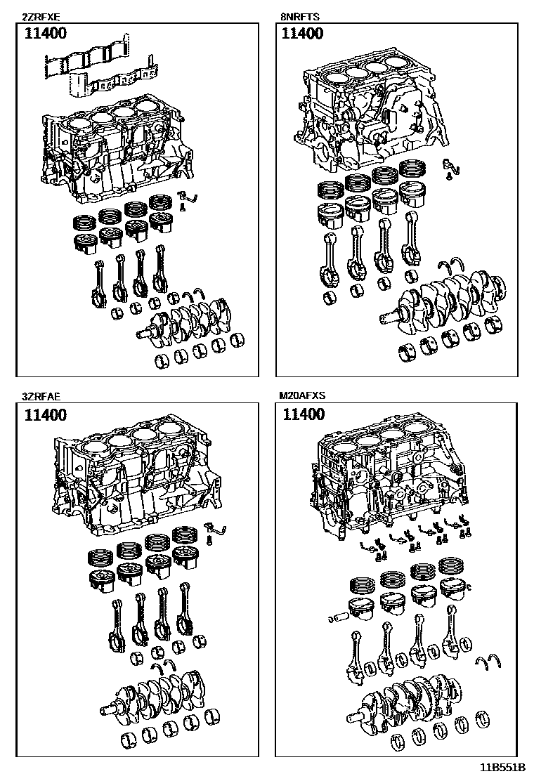 1102 — SHORT BLOCK ASSEMBLY
