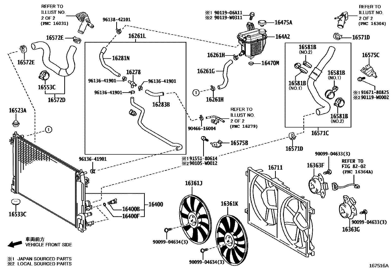 1603 — RADIATOR & WATER OUTLET
