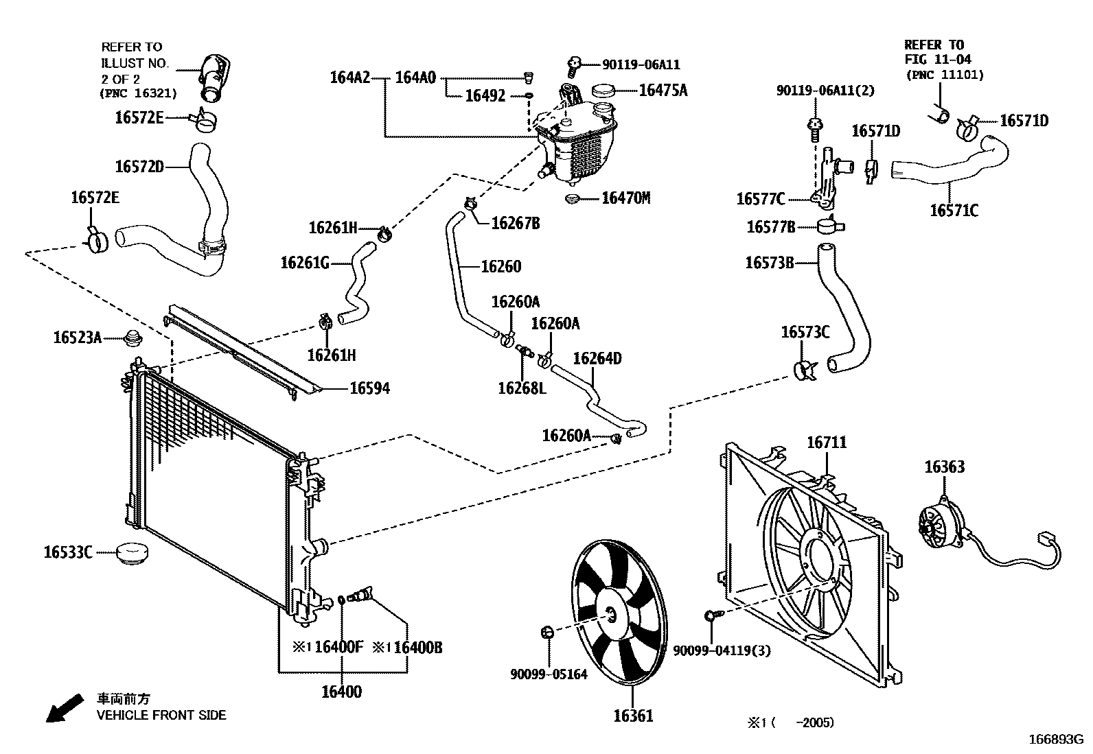 1603 — RADIATOR & WATER OUTLET