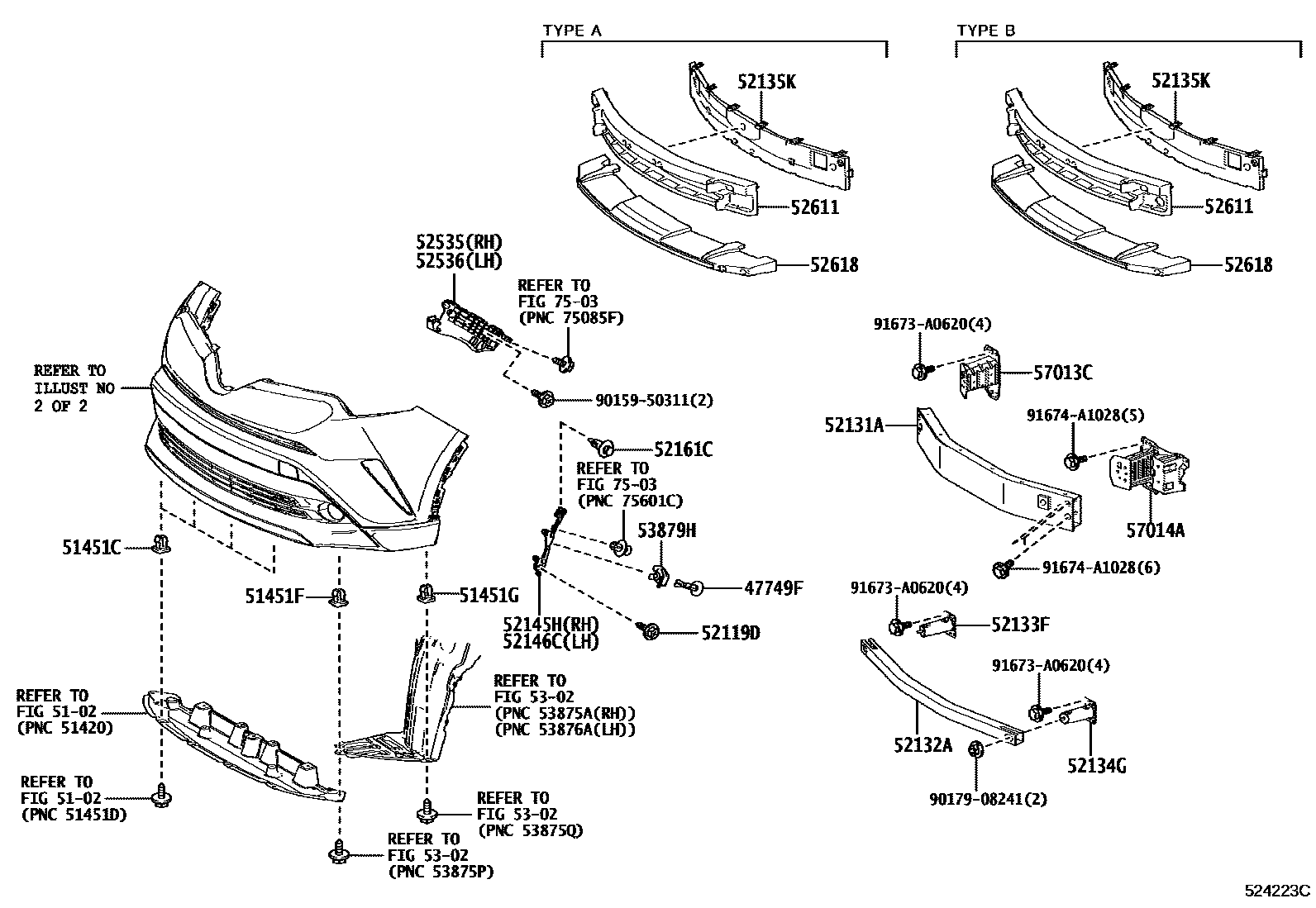 5201 — FRONT BUMPER & BUMPER STAY