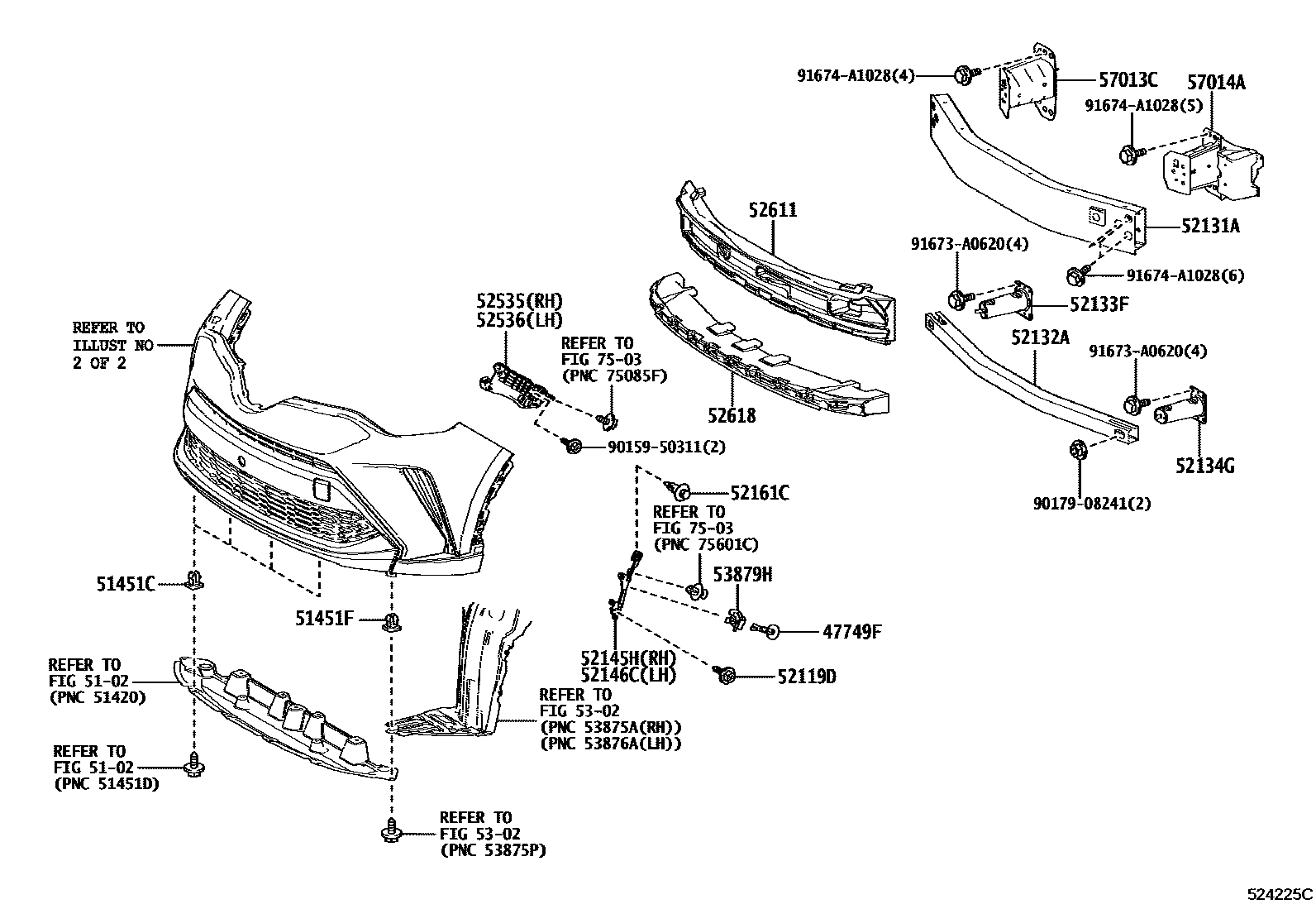 5201 — FRONT BUMPER & BUMPER STAY