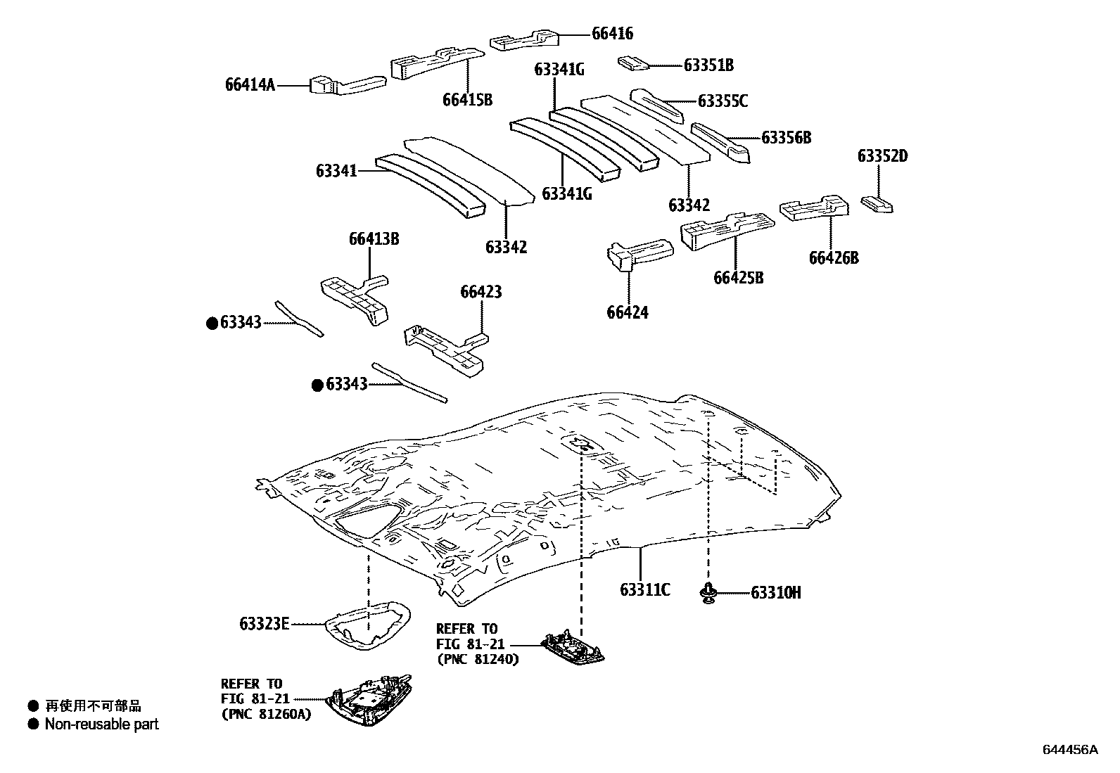 6402 — ROOF HEADLINING & SILENCER PAD