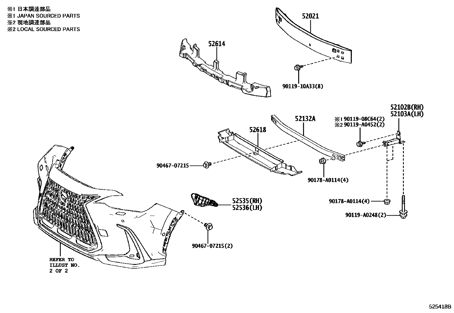 5201 — FRONT BUMPER & BUMPER STAY